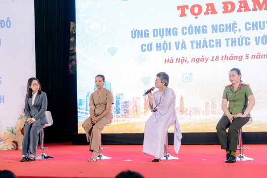 CHỦ TỊCH HANEL ĐỀ XUẤT GIẢI PHÁP THÚC ĐẨY CHUYỂN ĐỔI SỐ TRONG HOẠT ĐỘNG HỘI PHỤ NỮ HÀ NỘI
